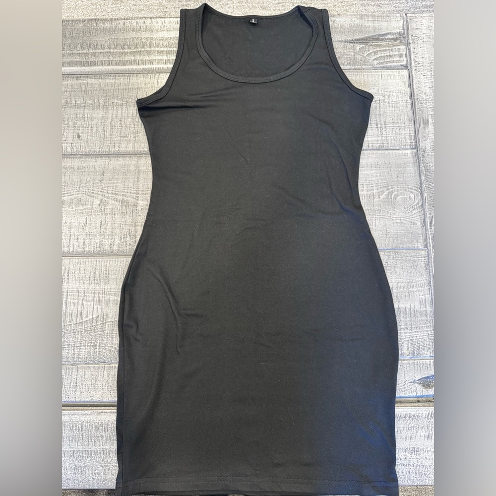 SHEIN Black Sleeveless Mini Dress
